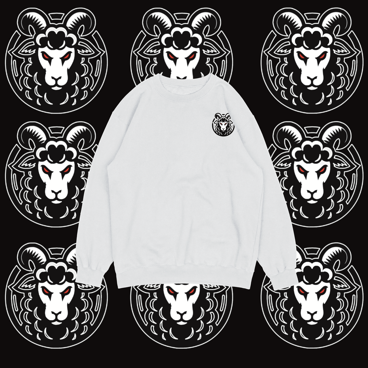 Blk Sheep Crewneck