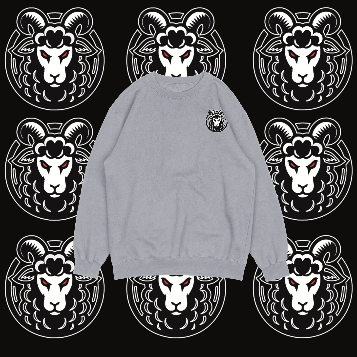 Blk Sheep Crewneck
