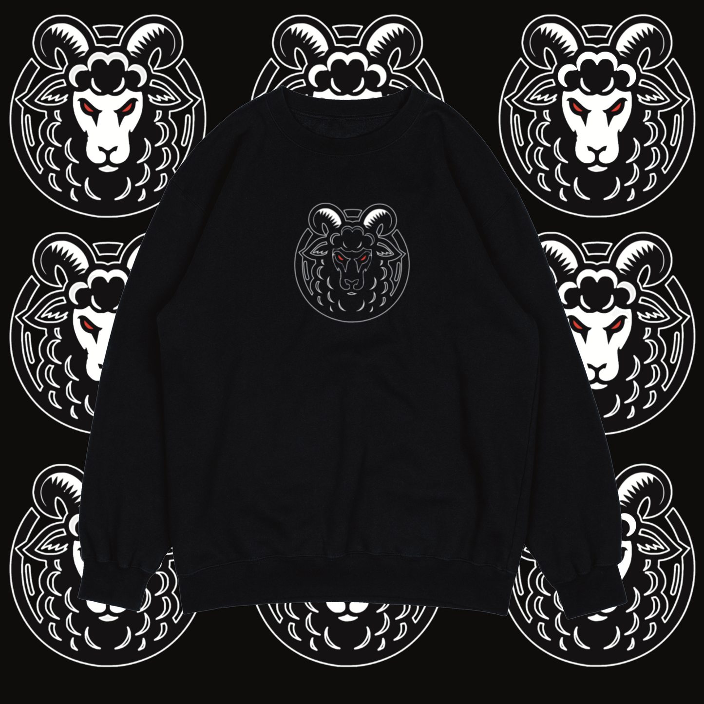 Blk Sheep Bold Logo Crewneck