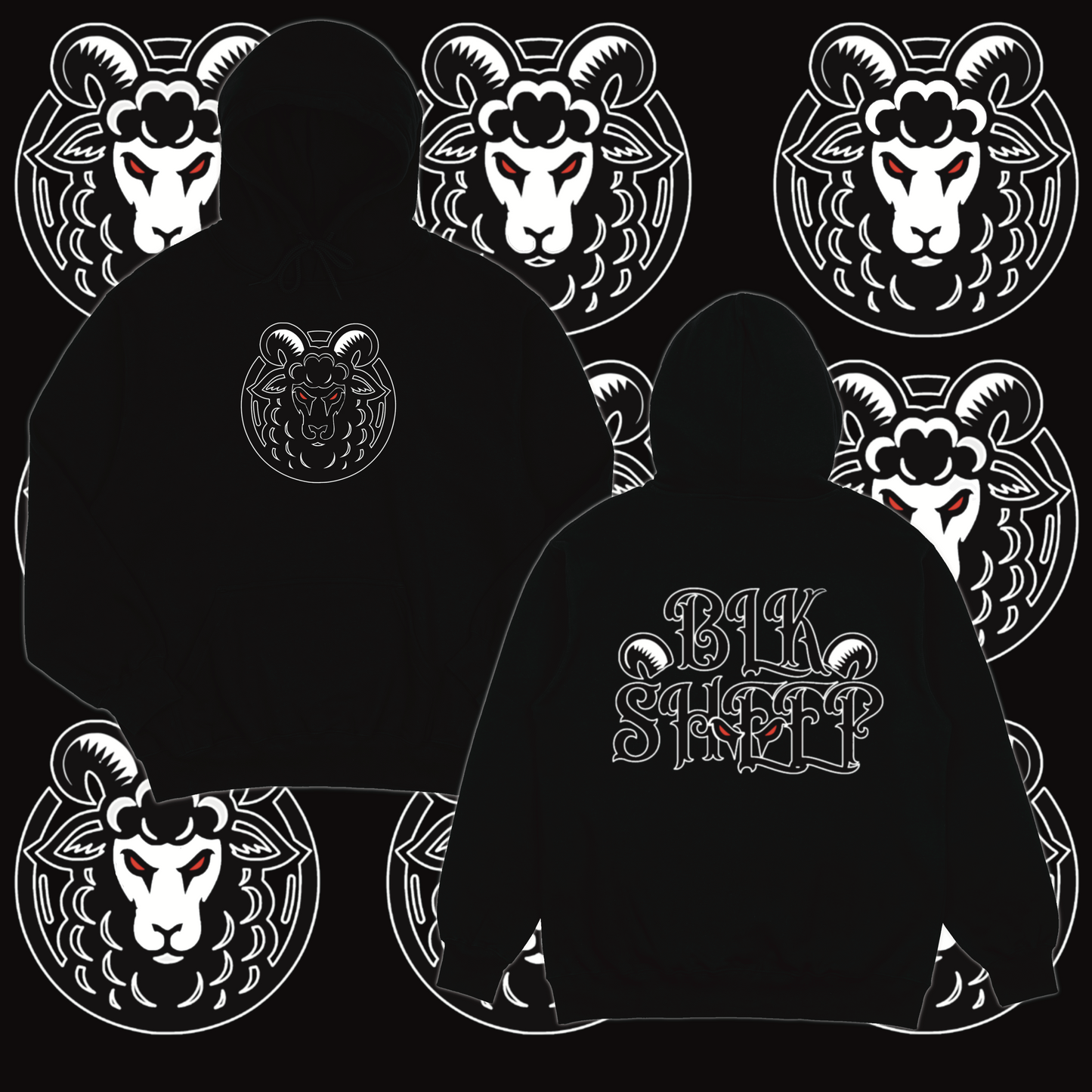 Blk Sheep Logo Hoodie